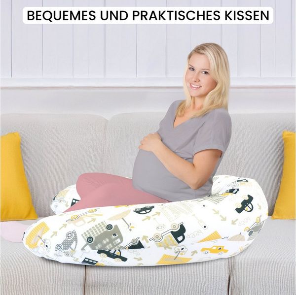Amilian Stillkissen XXL - Seitenschläferkissen - Schwangerschaftskissen - Lagerungskissen, Pregnancy Pillow - Stillkissen 170 cm - Body Pillow - Schlafkissen Seitenschläfer, Seitenschläferkissen Schwangerschaft - Kissen
