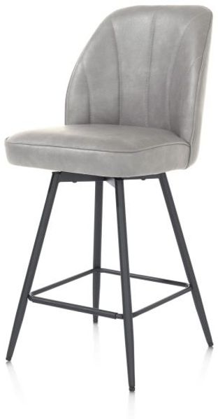 2er Set Leo Barhocker grau
