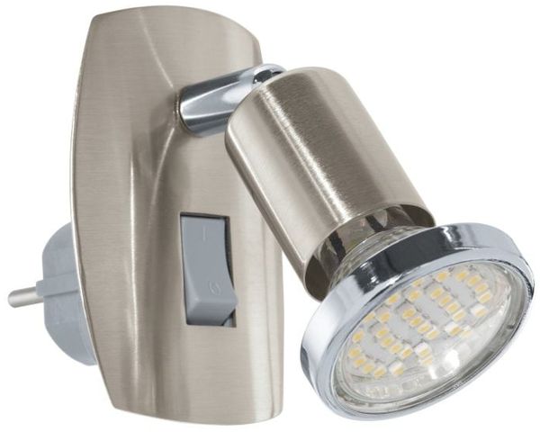 Steckerleuchte, für LED/GU10/230V/5W, inkl. LED/GU10/230V/3W