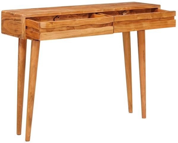 vidaXL Konsolentisch Braun 110 x 30 x 80 cm Massivholz Akazie 42003318 Bild 4