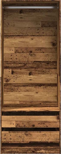 vidaXL Kleiderschrank Altholz-Optik 80x50x200 cm Holzwerkstoff 3307754 Bild 3