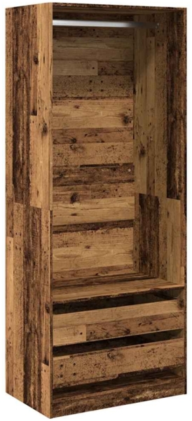 vidaXL Kleiderschrank Altholz-Optik 80x50x200 cm Holzwerkstoff 3307754 Bild 1