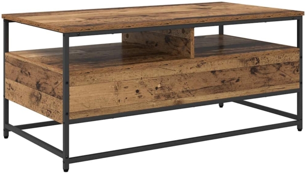 vidaXL Couchtisch Altholz 100 x 51 x 45 cm Holzwerkstoff 882764 Bild 7