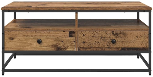 vidaXL Couchtisch Altholz 100 x 51 x 45 cm Holzwerkstoff 882764 Bild 5