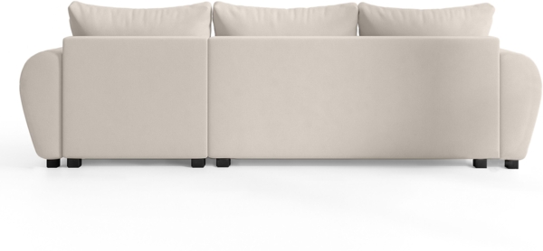 AX LIVING Eckcouch mit Schlaffunktion Malatya L Mini Ecksofa Beige R Bild 6