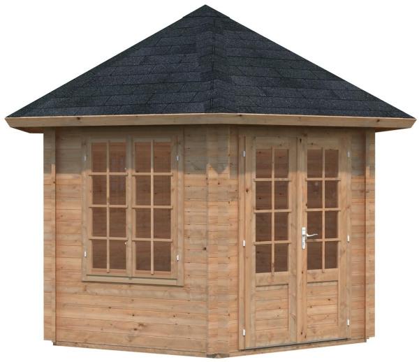 Palmako Holz-Pavillon Hanna inklusiveFußboden 303x303 cm Holzpavillon 4743142052464 Bild 1