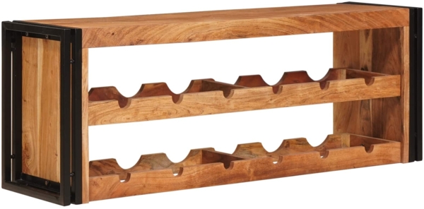 vidaXL Weinregal Braun 100 x 45 x 33 cm Massivholz Akazie 4104764