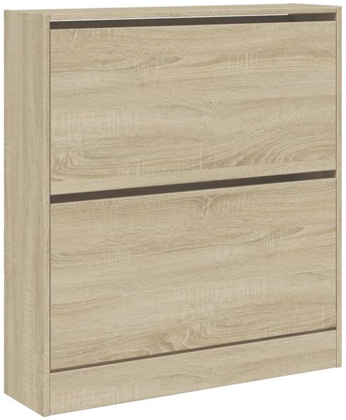 vidaXL Schuhschrank Sonoma-Eiche 80x21x87,5 cm Holzwerkstoff 839919 Bild 4