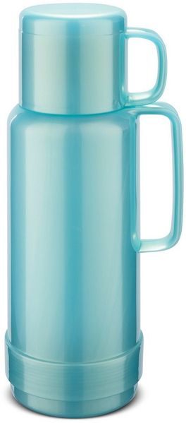 ROTPUNKT Isolierkanne Premium Thermoflasche 0,75 Liter I Glaseinsatz I voller Geschmack 80, 0.75 l, Glaskolben aus doppelwandigem Rosalin-Glas