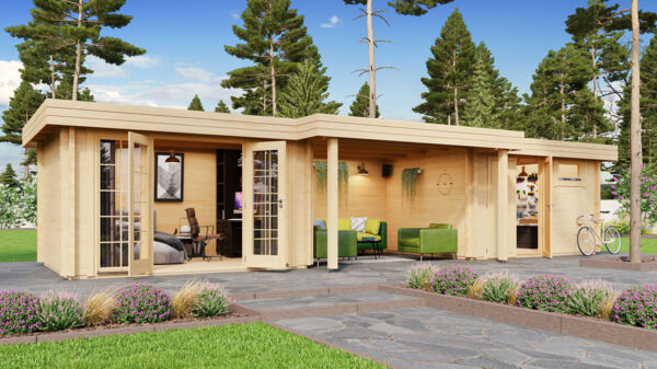 Gartenlounge Modell Yuna 70 B Natur