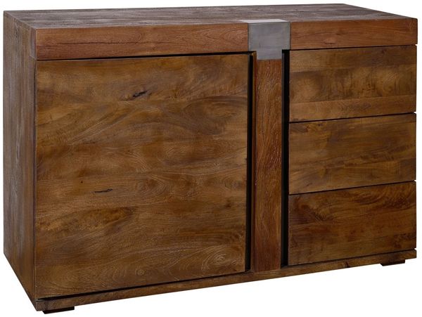 Sideboard Mango 115x45x75 braun lackiert Amsterdam #09