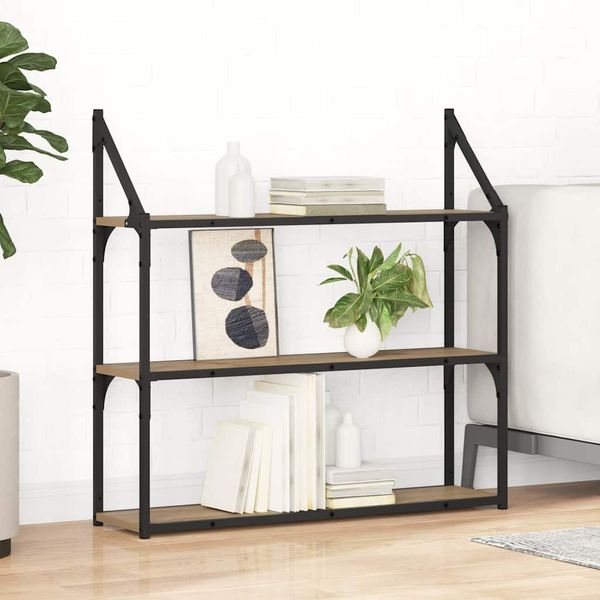 vidaXL Wandregal Artisan-Eiche 80 x 21 x 78,5 cm Holzwerkstoff 882794