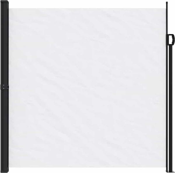 vidaXL Seitenmarkise Ausziehbar Weiß 200x500 cm 4004466 Bild 3