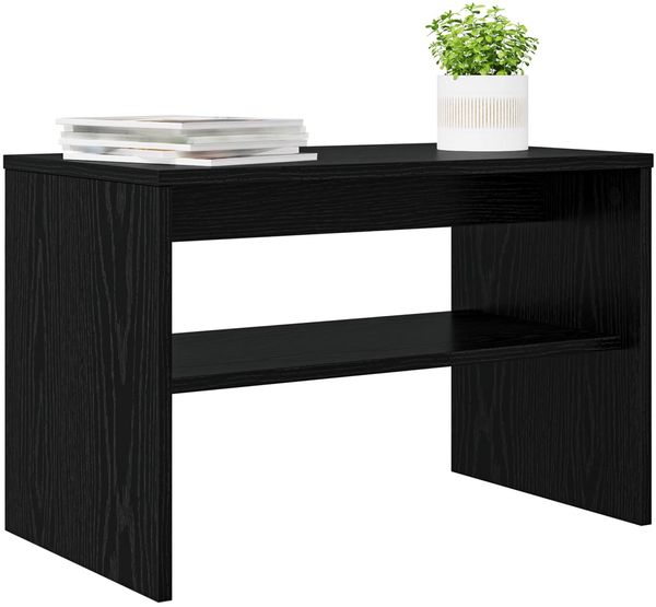 vidaXL TV-Schränk Schwarz Eichen-Optik 60 x 35 x 40 cm Holzwerkstoff 8000293 Bild 3