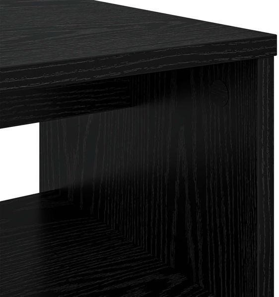 vidaXL TV-Schränk Schwarz Eichen-Optik 60 x 35 x 40 cm Holzwerkstoff 8000293 Bild 8
