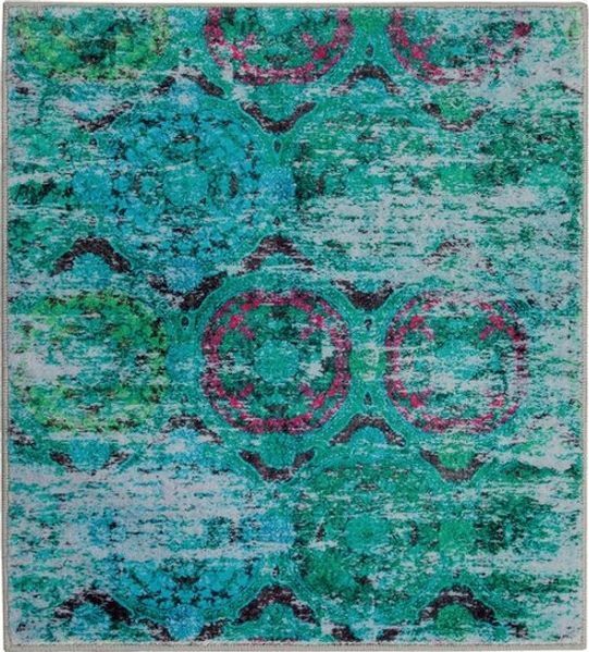Wecon home Badematte Beach Front, Höhe 0,5 mm, fußbodenheizungsgeeignet, Polyester, rechteckig, Vintage, waschbar, rutschfest, schnell trocknend, robust, Badteppich