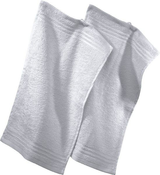 REDBEST Gästehandtuch Gästetuch 2er-Pack, Frottier (2-St), Walk-Frottier Uni Bild 2