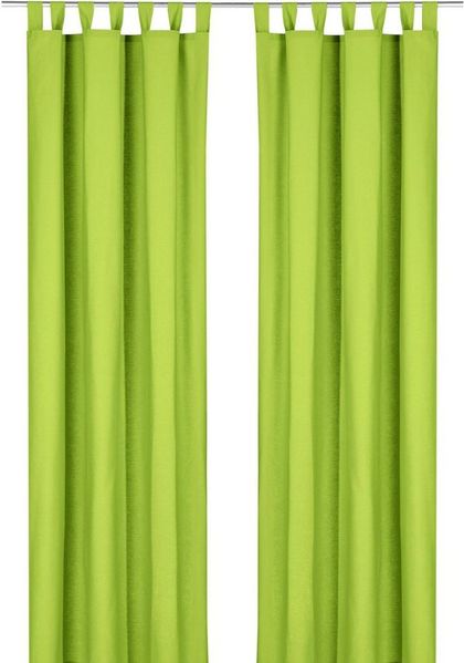 Weckbrodt Vorhang Sento (1 St), Schlaufen, blickdicht, Baumwolle, blickdicht, matte Struktur, unifarben, Gardine, Store