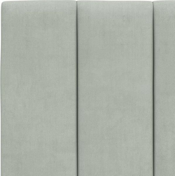 vidaXL Bettgestell mit LED ohne Matratze "Hanko" Hellgrau 140x200 cm Samt 3213781 Bild 11