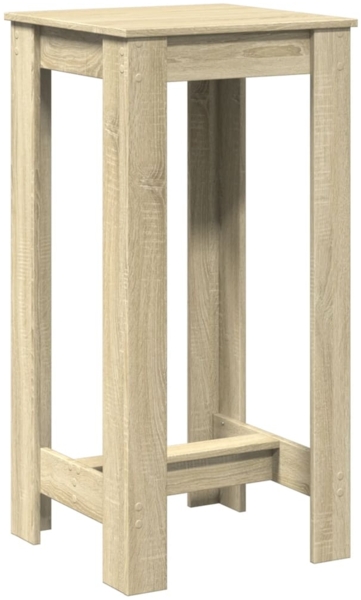 vidaXL Bartisch Sonoma-Eiche 51x50x103,5 cm Holzwerkstoff 854402