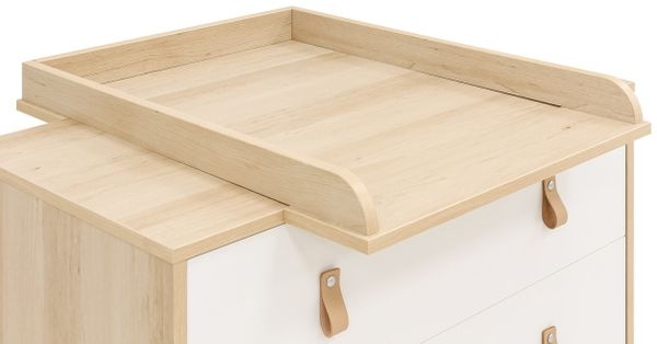 Bopita Primo Wickelaufsatzplatte - Natur Holz natu - Material: Spanplatte - Babypark. de