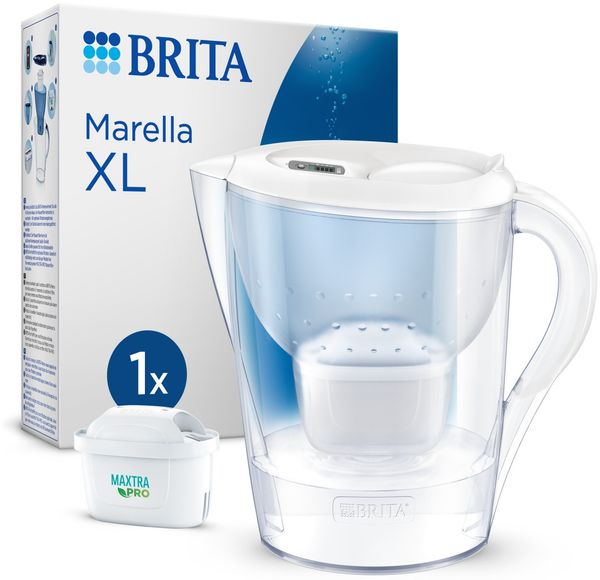 Brita Wasserfilter-Kanne Marella XXL weiß 3,5 l Füllmenge