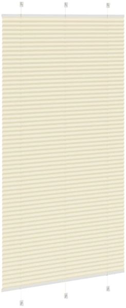 vidaXL Plissee Creme 110x200 cm Stoffbreite 109,4 cm Polyester 4015315 Bild 4
