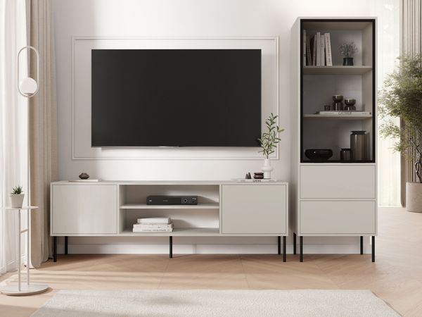 Wohnzimmer-Set Domi I (Farbe: Cashmere)