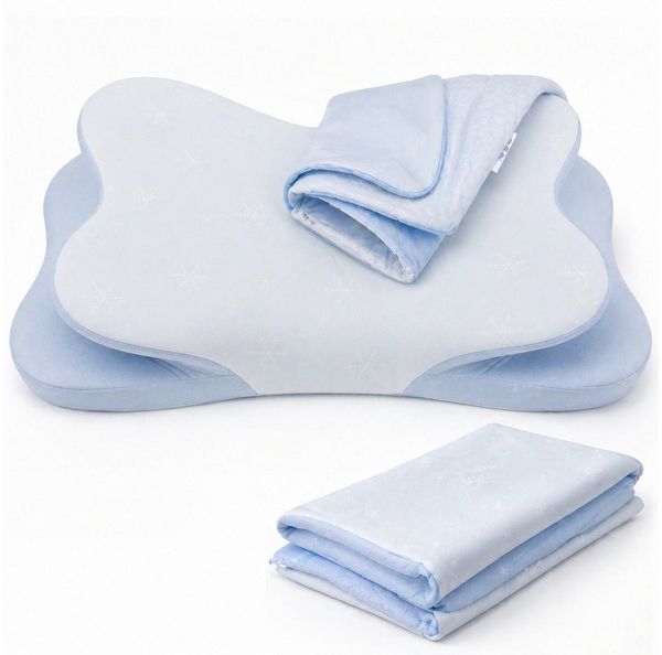 Esun Kopfkissen Nackenstützkissen, Schlafkissen, Nackenkissen, Seitenschläferkissen, Füllung: Kissenbezug besteht aus 18% Elasthan und 82% Nylon, Rückenschlafer, Bauchschlafer, Seitenschlafer, Kissen vom OEKO-TEX® und CertiPUR Getestet, für Seiten Rück...