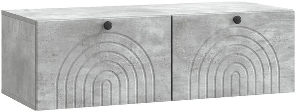 vidaXL Wandmontierter TV-Schrank Betongrau 99 x 41 x 30 cm 898188
