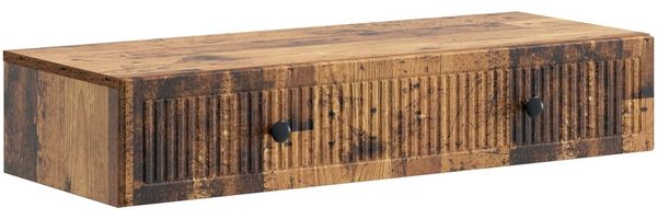 vidaXL Wandmontierter Beistelltisch Altholz 87,5 x 34,5 x 17 cm 897993