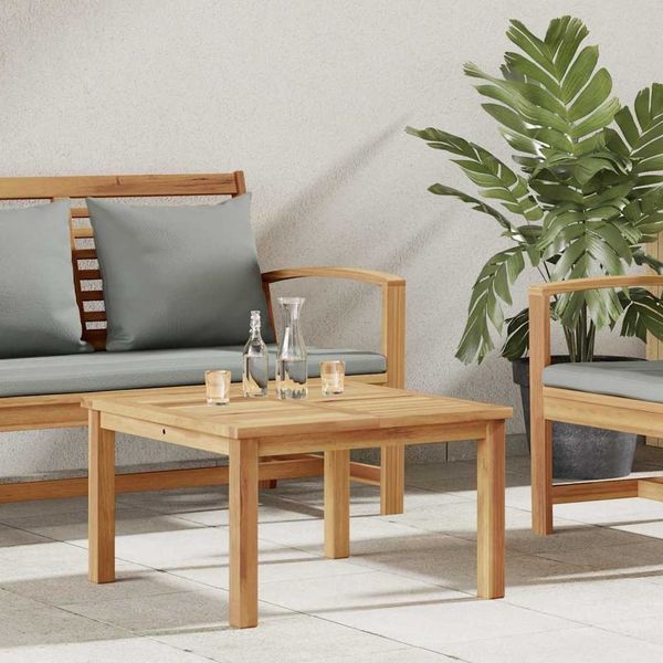 vidaXL Couchtisch Braun 60 x 60 x 36 cm Massivholz Teak 42002298