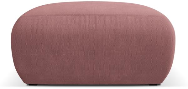 Micadoni Hocker Molino Medium Strukturierter Stoff Rosa