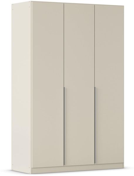Rauch Möbel Alabama, Kleiderschrank für Schlafzimmer, Kinderzimmer, Wohnzimmer, Garderobe, Flur, 3-türig, mit Zubehör Basic, Farbe Beige, Breite 136 cm