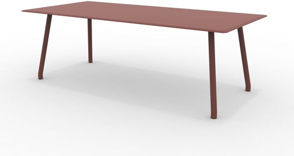 Großer Gartentisch Verdea 220 cm Terracotta