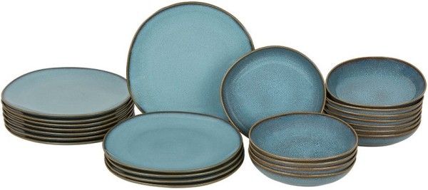 like. by Villeroy & Boch Lave Glacé Tafel-Set für 12 Personen / 24 Teile