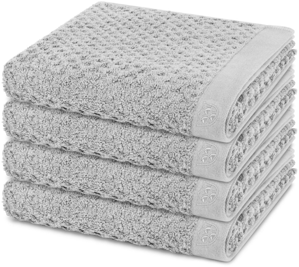 Ross Harmony 4 tlg. Frottier-Set - 4 X Handtuch (50 X 100cm) - 520 - Kiesel