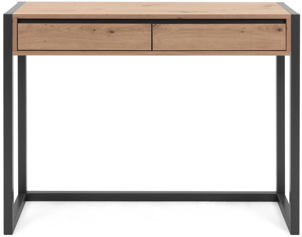 Homestyle4u Konsolentisch, Spanplatte natur / schwarz, 100 x 75 x 35 cm Bild 5