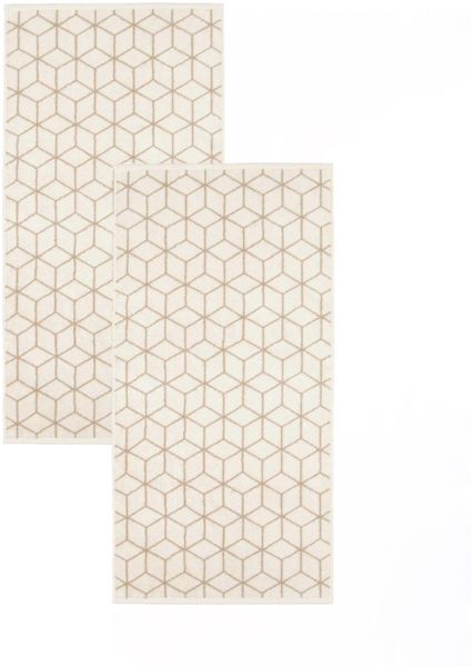 2 Stück Villeroy & Boch Handtuch Coordinates 2557-33 cashmere 50x100