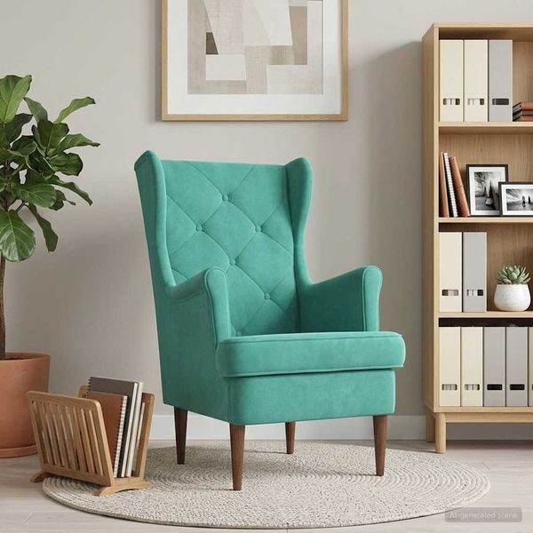 vidaXL Sessel Türkis Samt 42029917