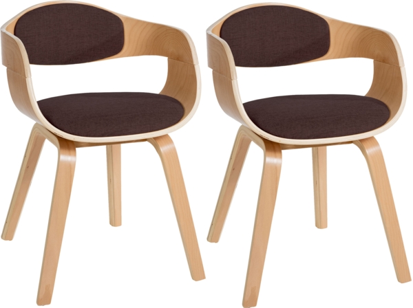 2er Set Stühle Kingston Stoff [320719]