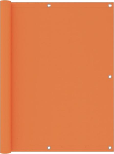 vidaXL Balkon-Sichtschutz Orange 120x400 cm Oxford-Gewebe 135053