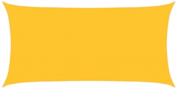 vidaXL Sonnensegel 160 g/m² Rechteckig Gelb 2x3,5 m HDPE 311558