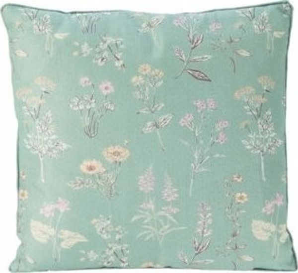 Zierkissen mit Blumenmuster 45x45 cm
