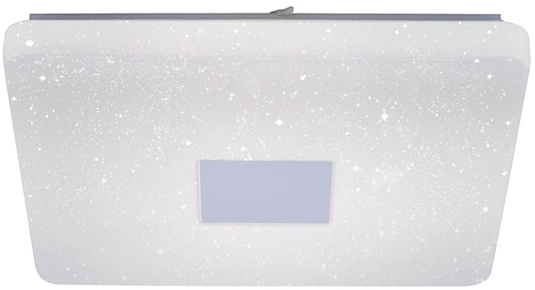 LED Deckenlampe, Fernbedienung, CCT, dimmbar, weiß, L 60 cm