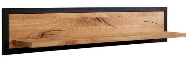 Wandregal Wildeiche 120x22x24 natur geölt VILLANDERS #116