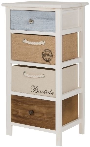 Kommode Eliza mit 3 Schubladen MDF Bunt