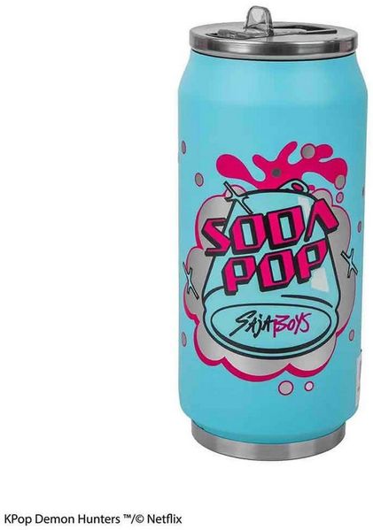 Cinereplicas Trinkflasche KPop Demon Hunters Trinkflasche Soda Pop Isolierdose (400 ml)