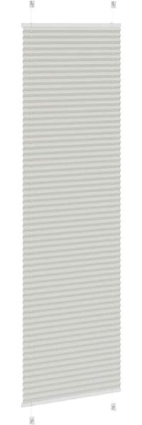 vidaXL Plissee Hellgrau 65x200 cm Stoffbreite 64,4 cm Polyester 4015357 Bild 4