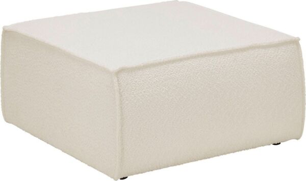 OTTO home Hocker FINNLEY, Polsterhocker in Bouclé, Struktur fein u. Mega Cord verfügbar, passend zum Loveseat der Serie Finnley